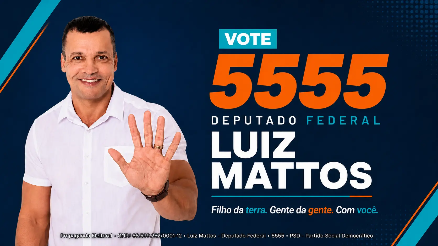 Luiz Mattos - Vote 5555 para Deputado Federal